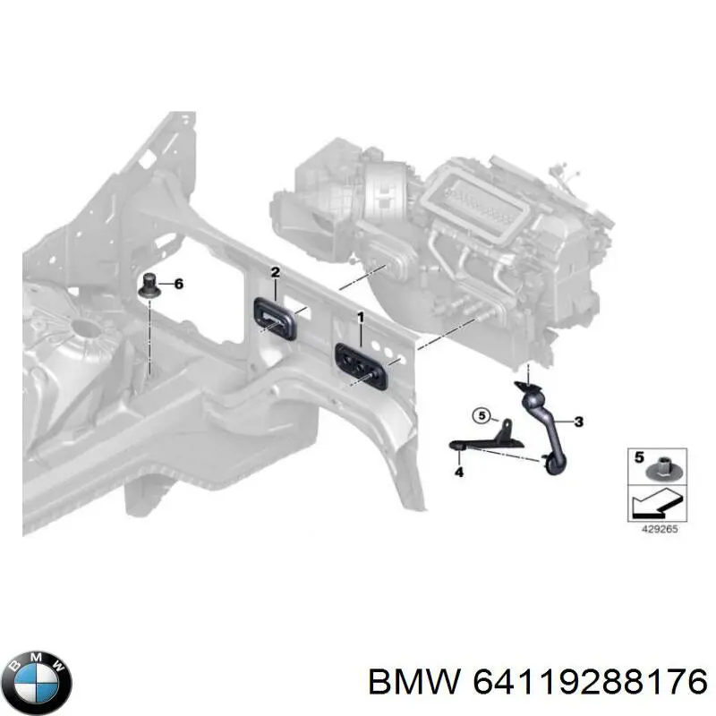 64119288176 BMW 