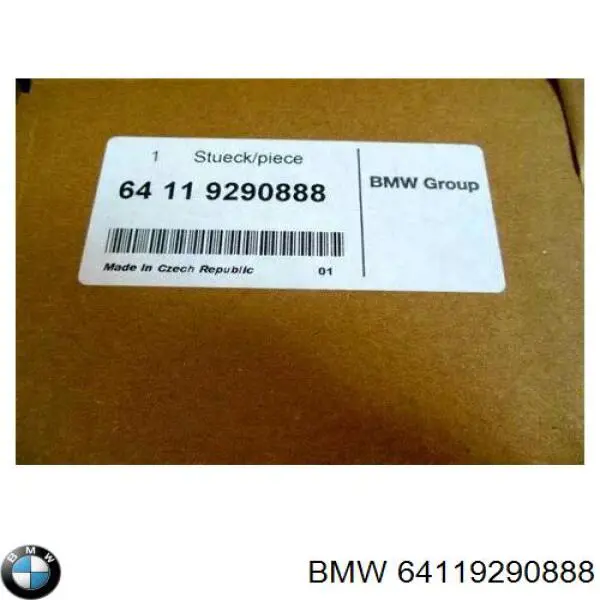 Випаровувач кондиціонера 64119290888 BMW