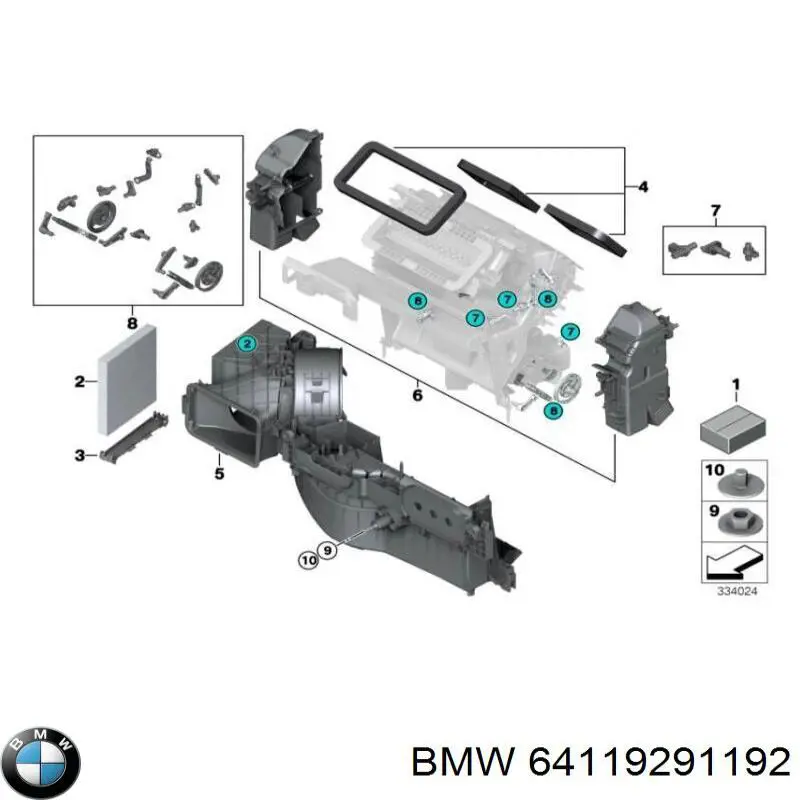 64119291192 BMW 