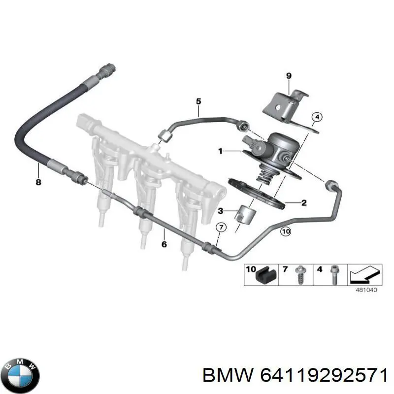 64509292571 BMW 
