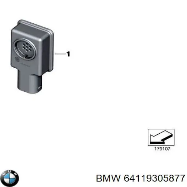 Датчик забруднення повітря 64119305877 BMW