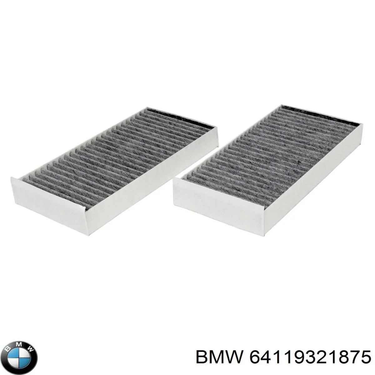 Фільтр повітряний обігрівача BMW 64119321875 ціна, від 15.42 USD