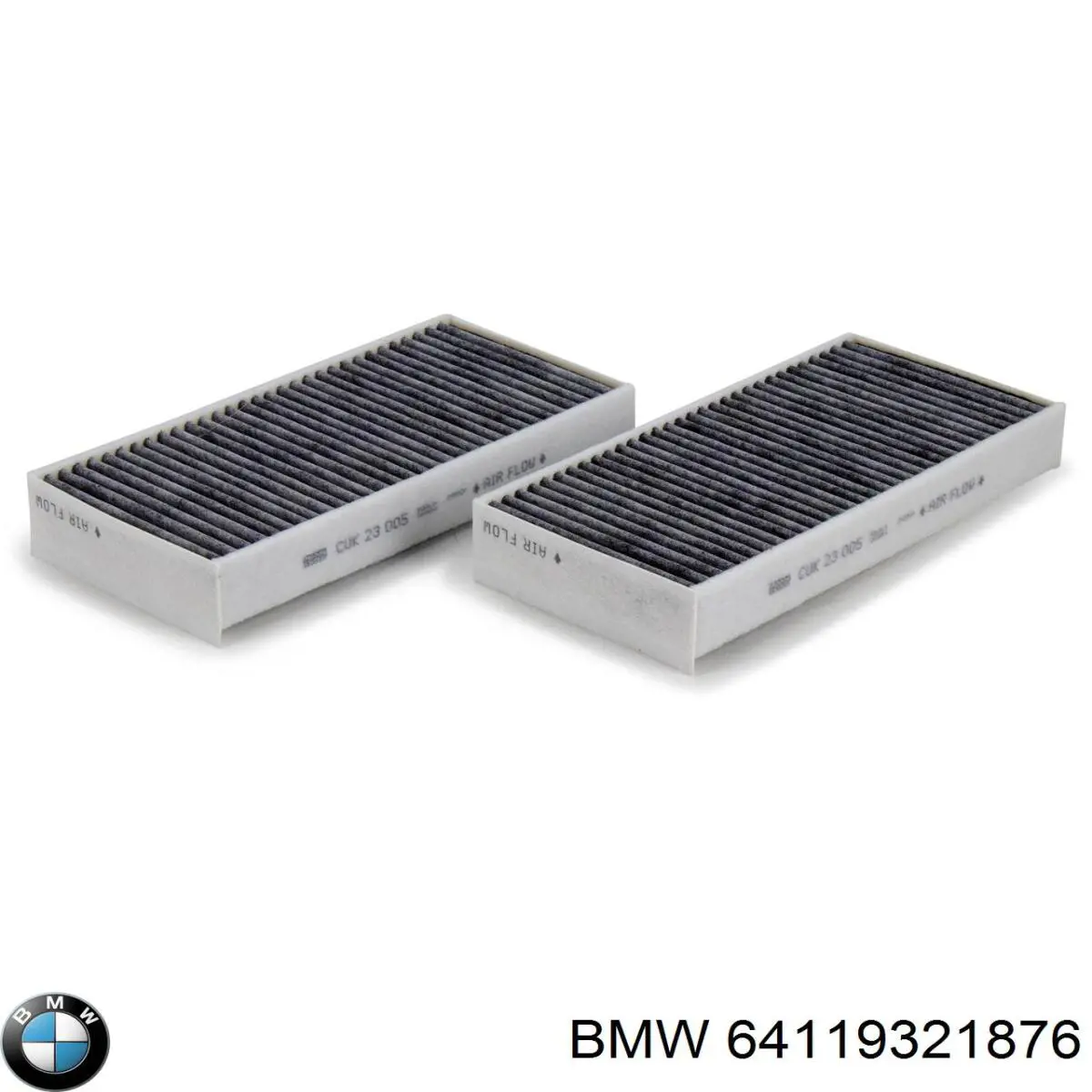 Повітряний фільтр салону BMW 64119321876