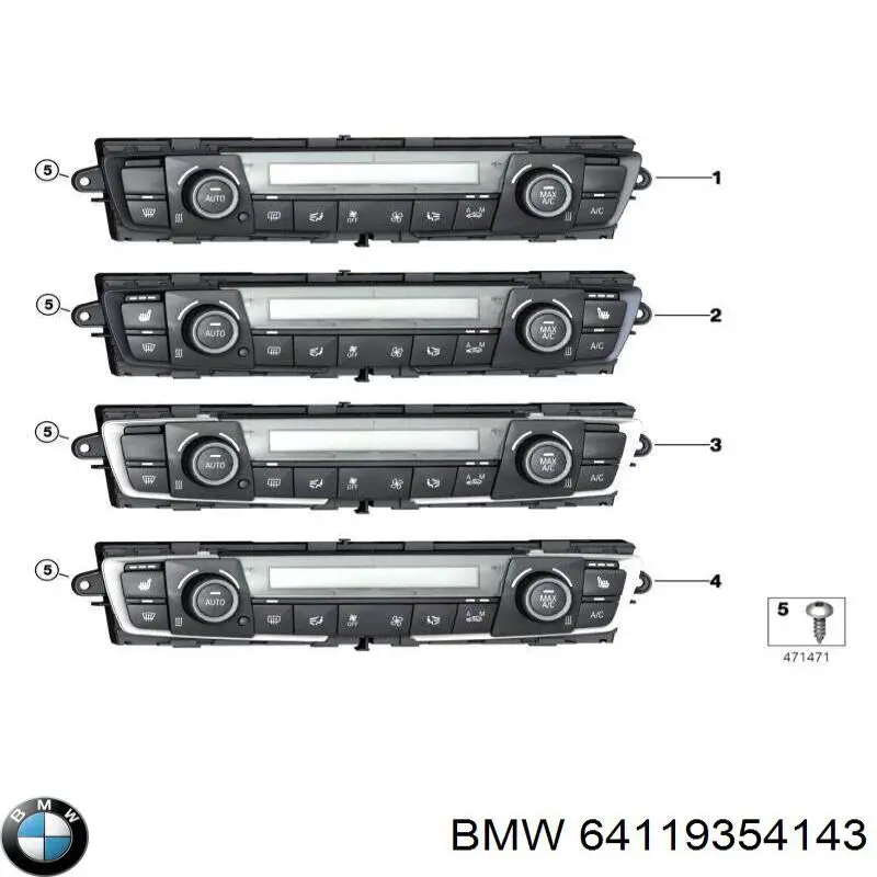 Купити 64119363543 BMW Блок управління пічкою