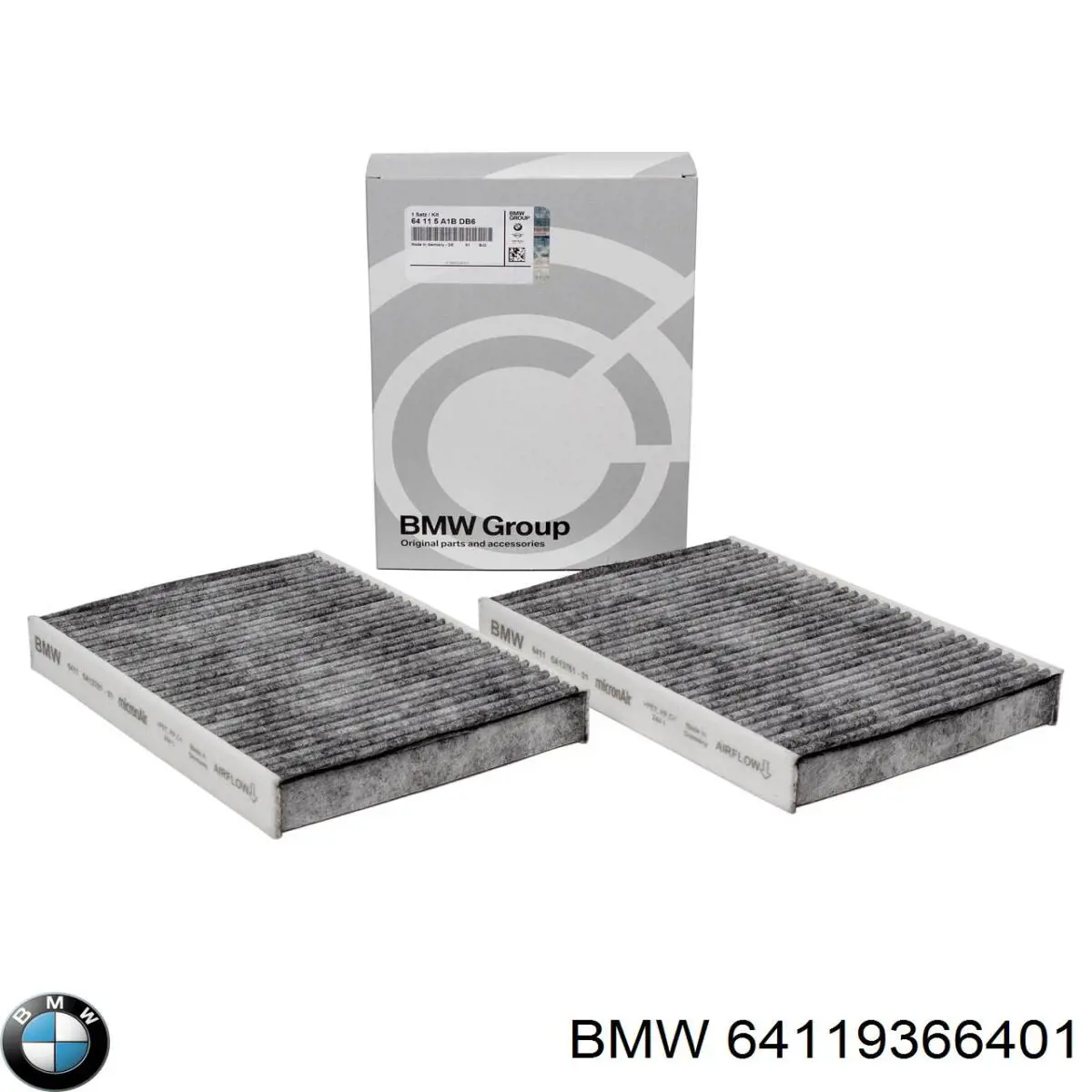 Купити 64119366401 BMW Фільтр салону вугільний