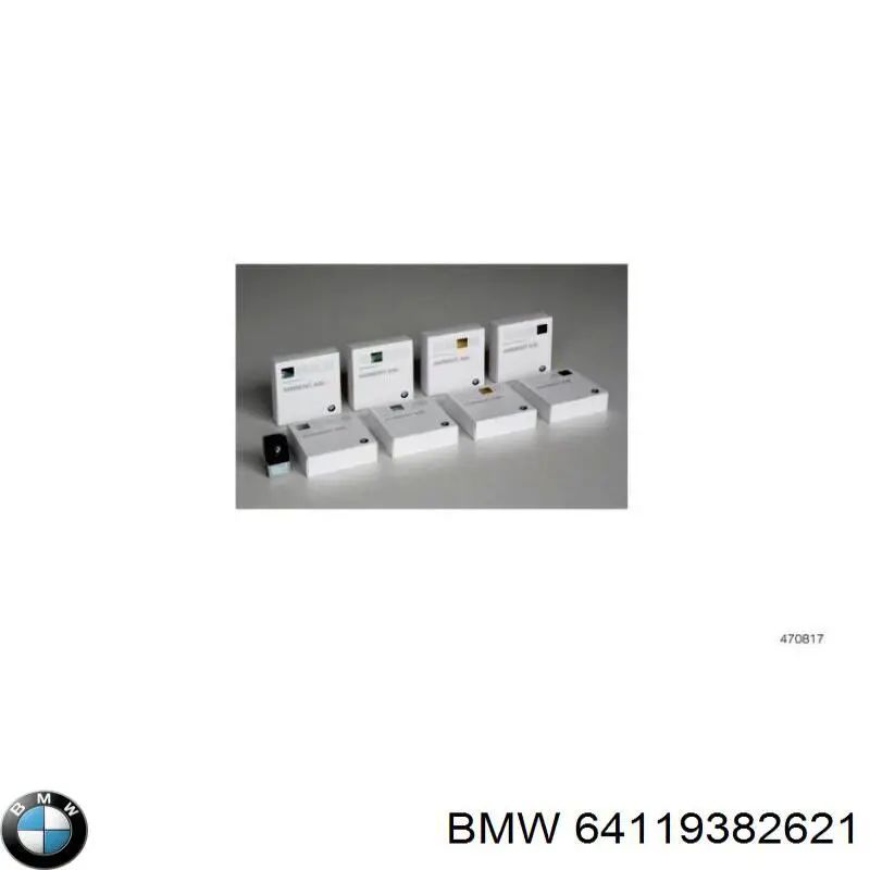 Ароматизатор на панель приладів BMW 64119382621 ціна, від 41.45 USD