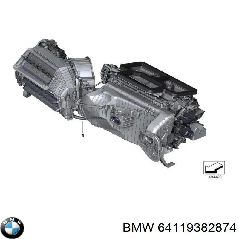 64119382874 BMW Піч в зборі