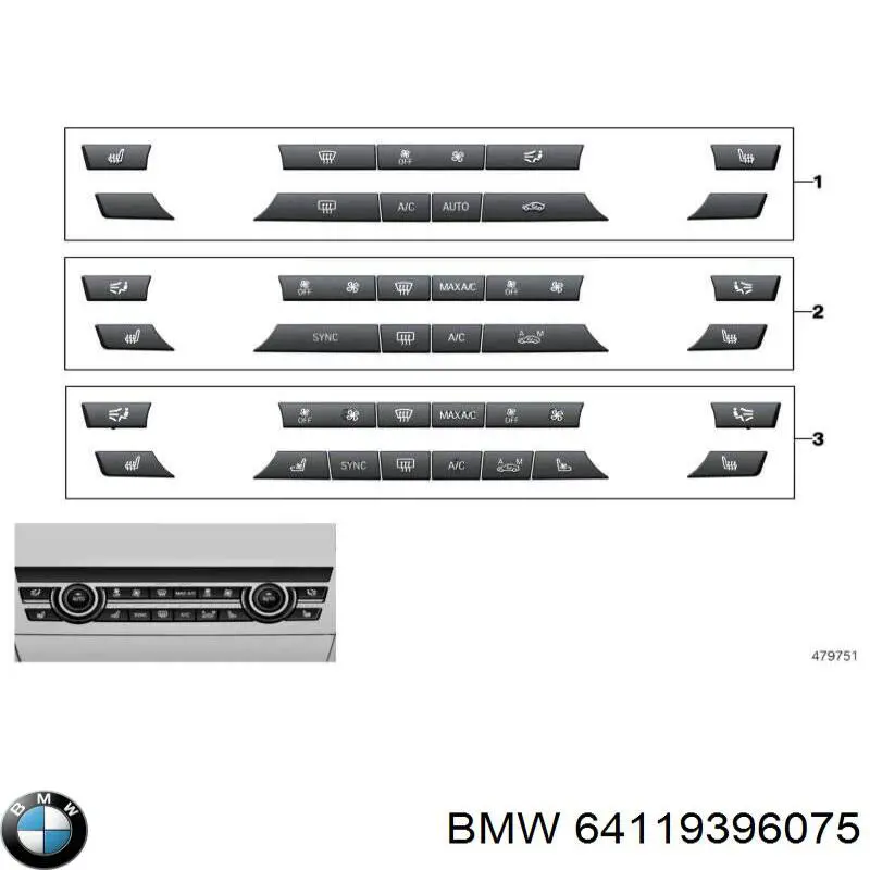  BMW 64119332028