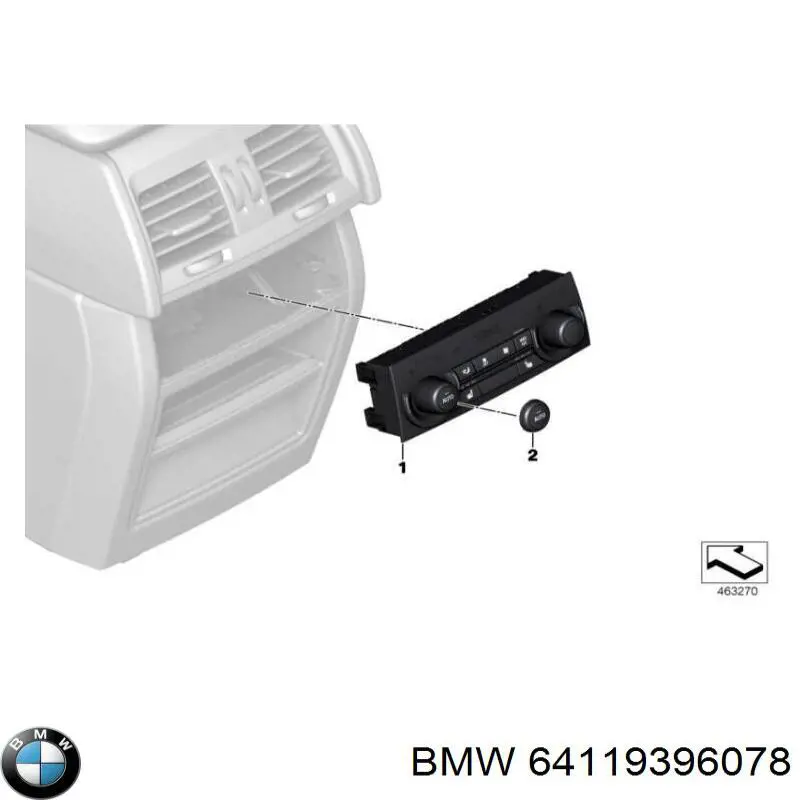 64119332031 BMW Механізм управління кондиціонером