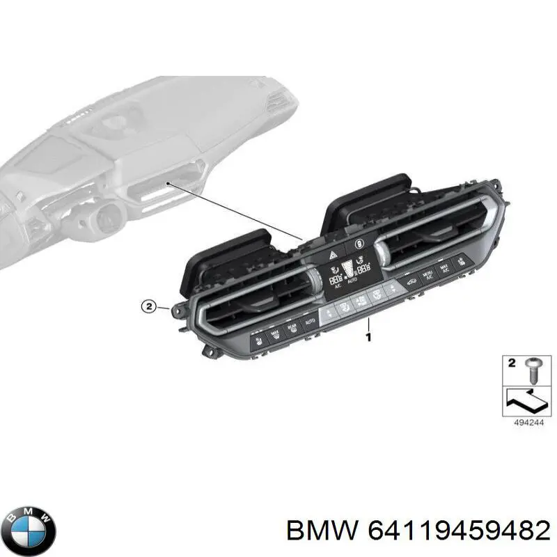 Регулятор вентилятора обігрівача BMW 9855409 ціна, від 164.69 USD