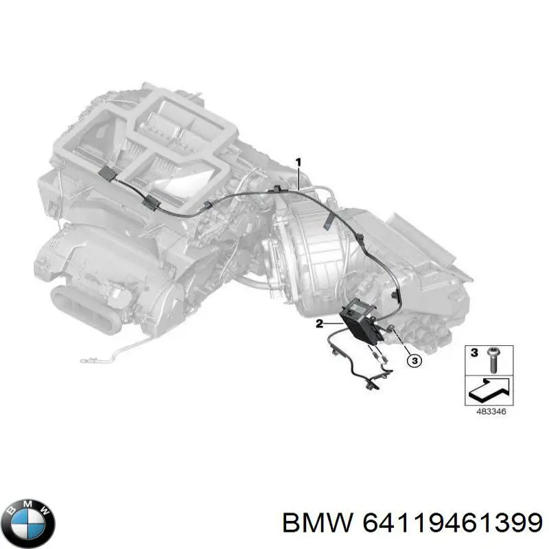  BMW 64119461399 ціна, від 25.33 USD