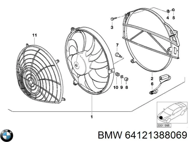  64121388069 BMW