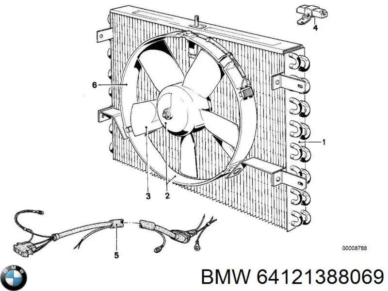  BMW 64121388069 ціна, від 41.53 USD