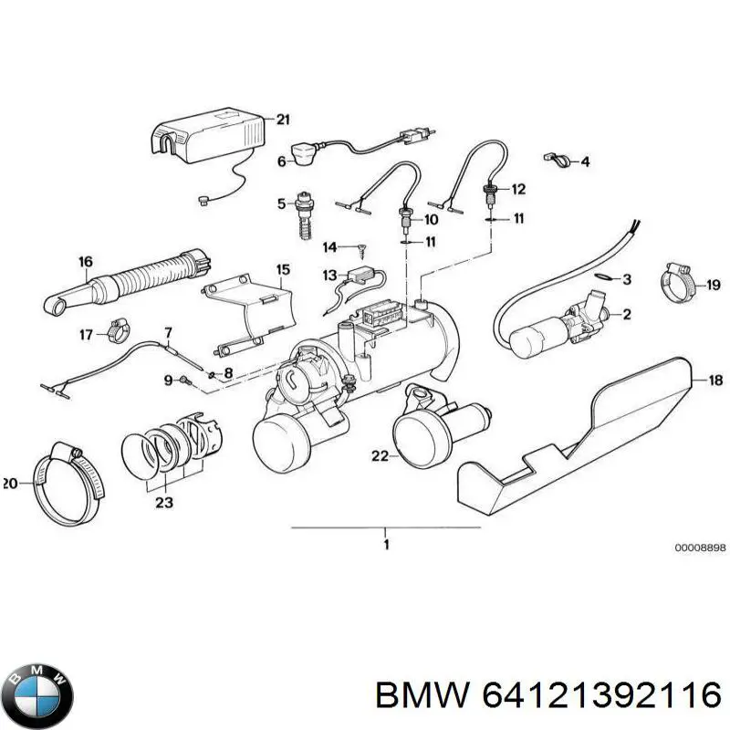 Помпа охолодження BMW 64121392116 ціна, від 414.07 USD