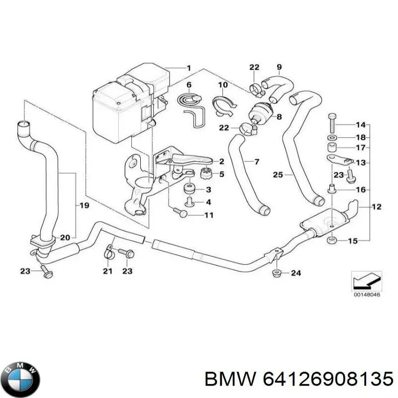  BMW 64126908135 ціна, від 27.68 USD