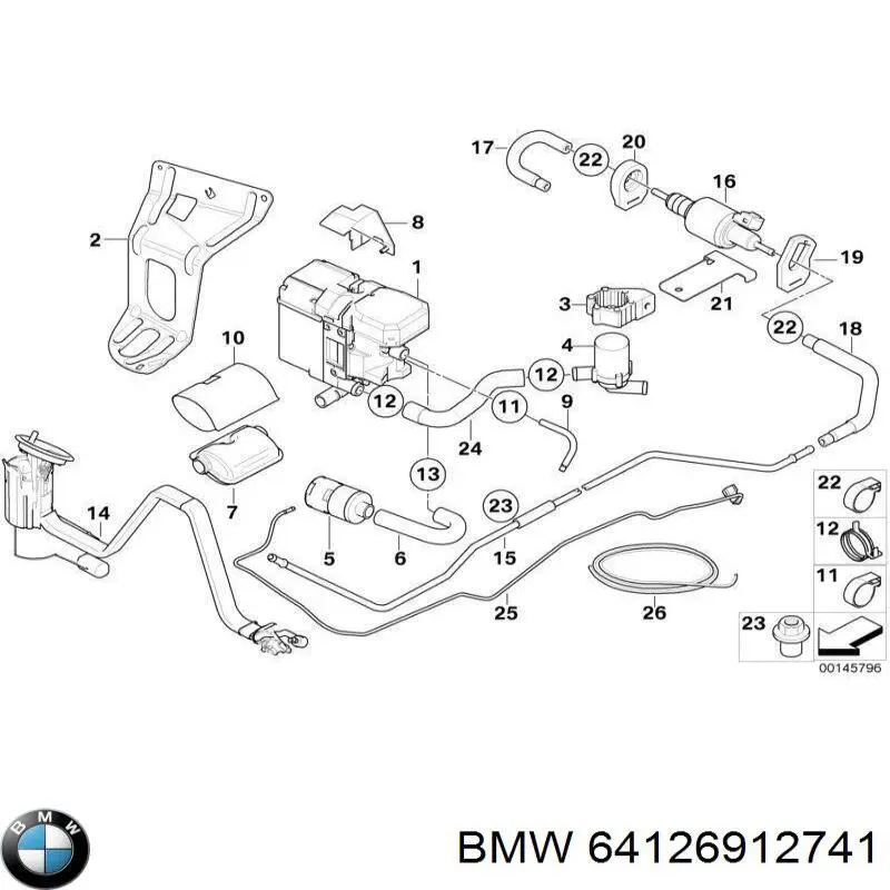 64126912741 BMW 