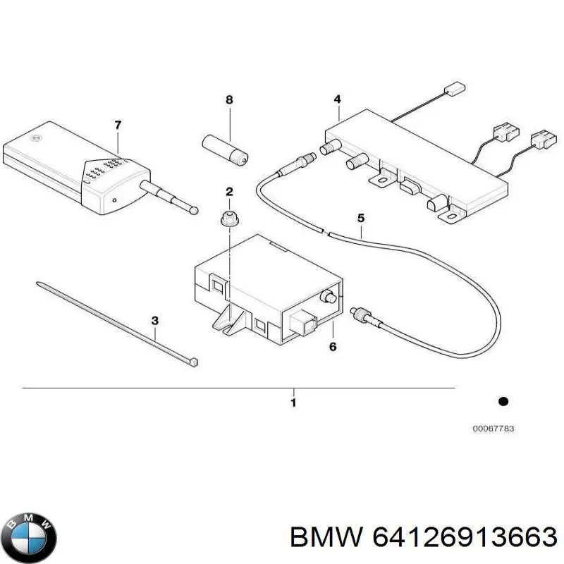 64126913663 BMW 