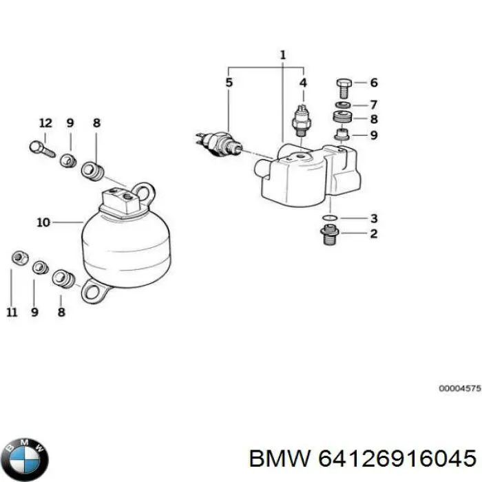 Купити 64126916045 BMW Помпа водяна, додатковий електричний