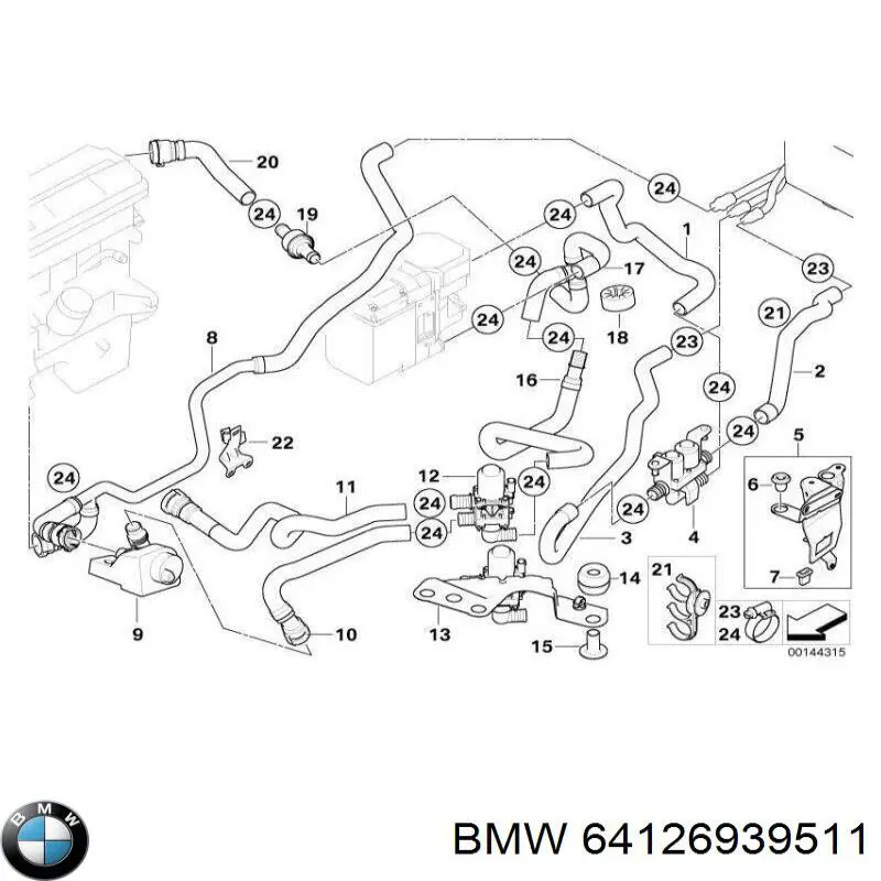 64126939511 BMW 