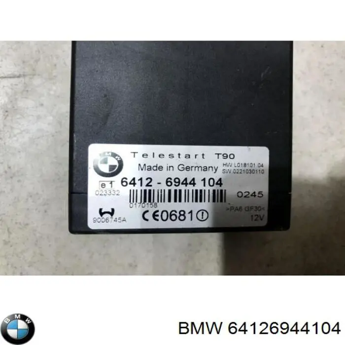  BMW 64126944104 ціна, від 35.27 USD