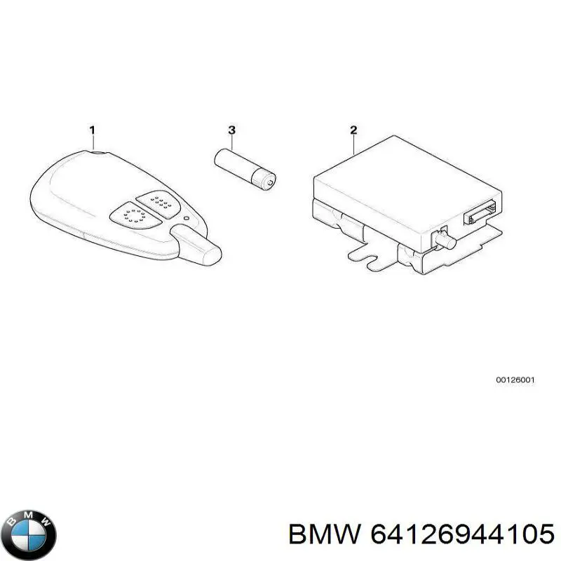 BMW 64126944105 ціна, від 164.67 USD