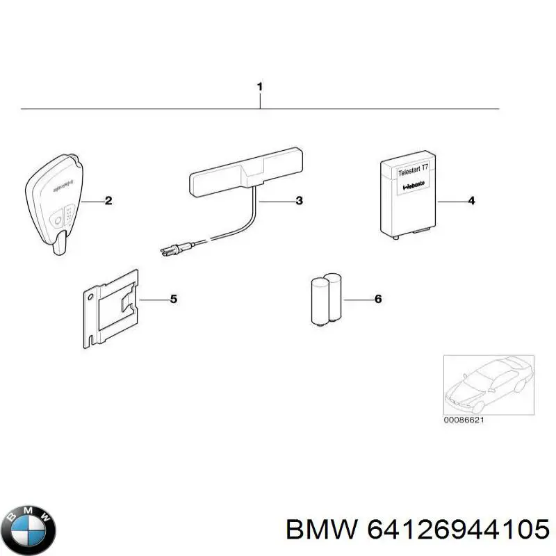 64126944105 BMW 