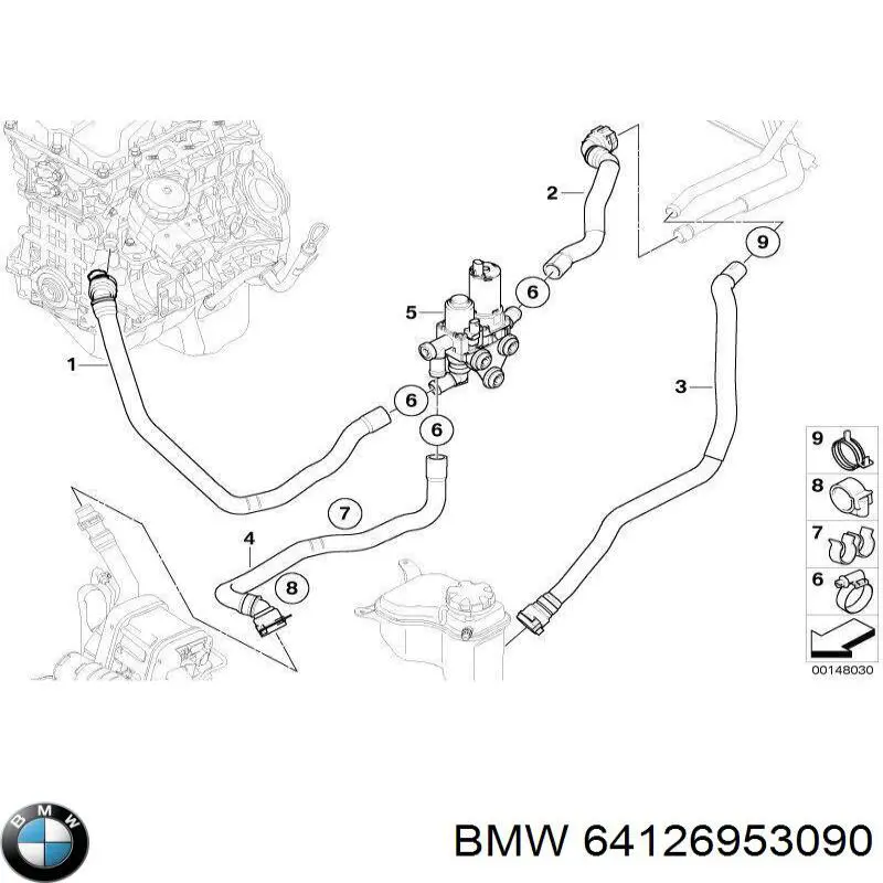  BMW 64126953090 ціна, від 23.89 USD