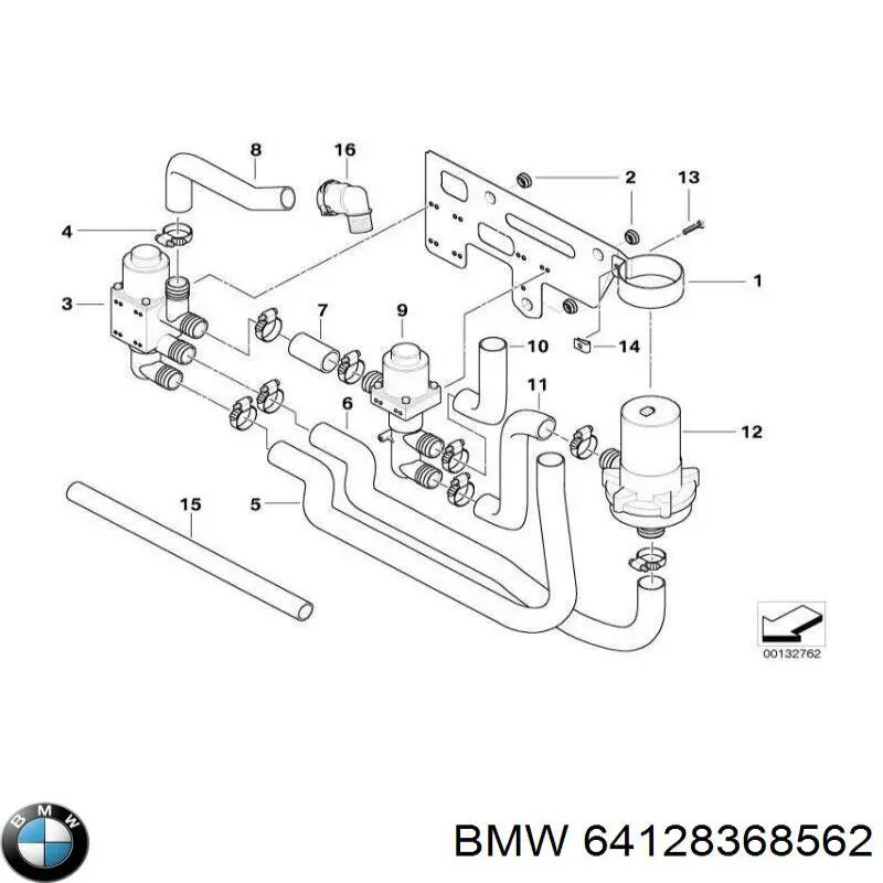  BMW 64128368562 ціна, від 660.17 USD