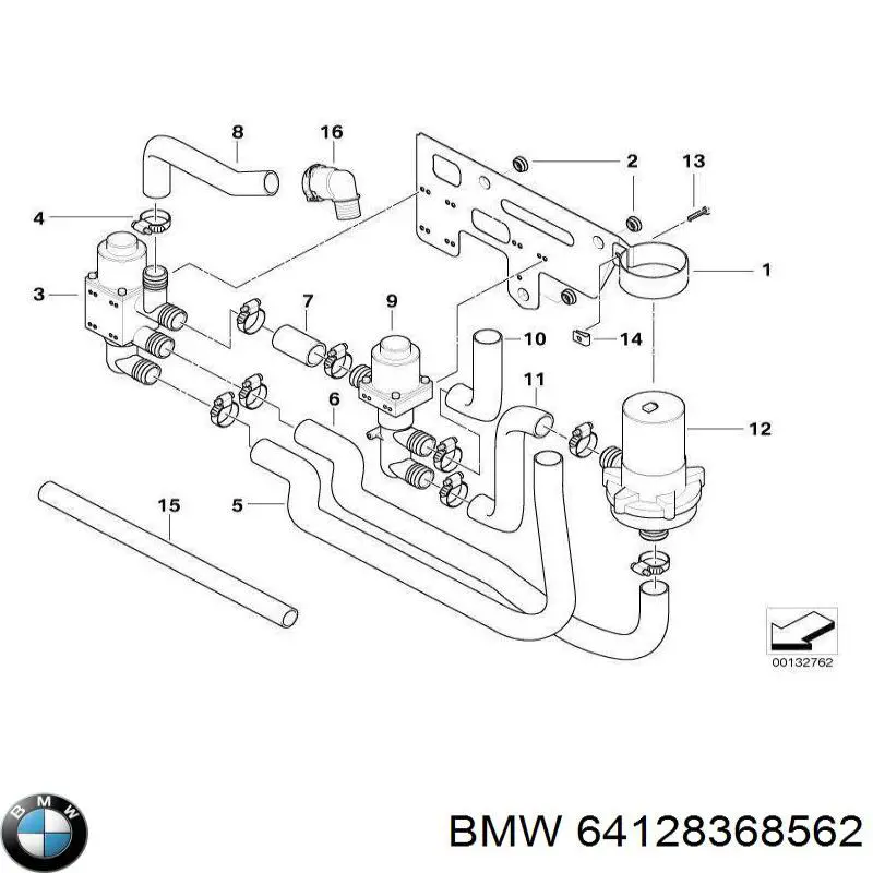 64128368562 BMW 