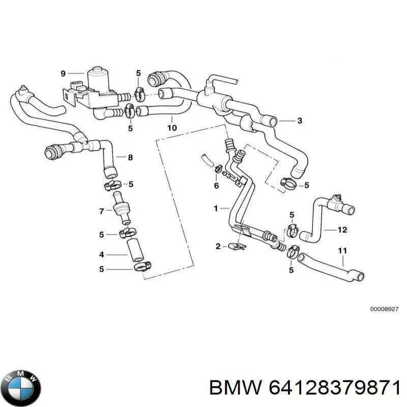  BMW 64128379871 ціна, від 94.08 USD