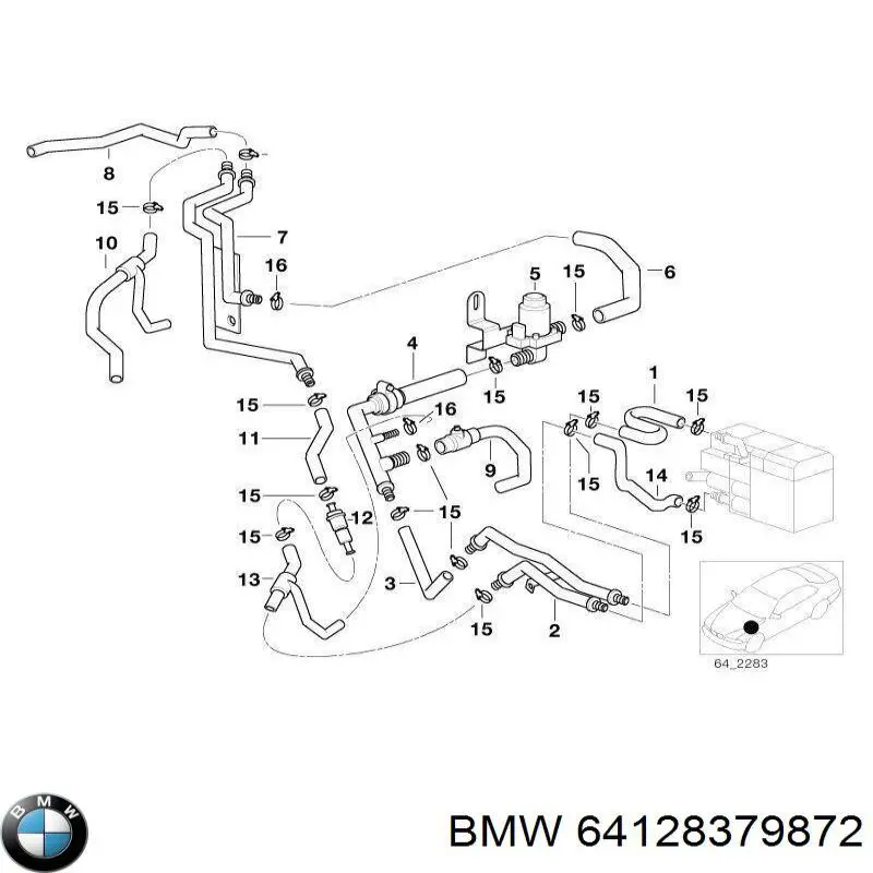  64128379872 BMW