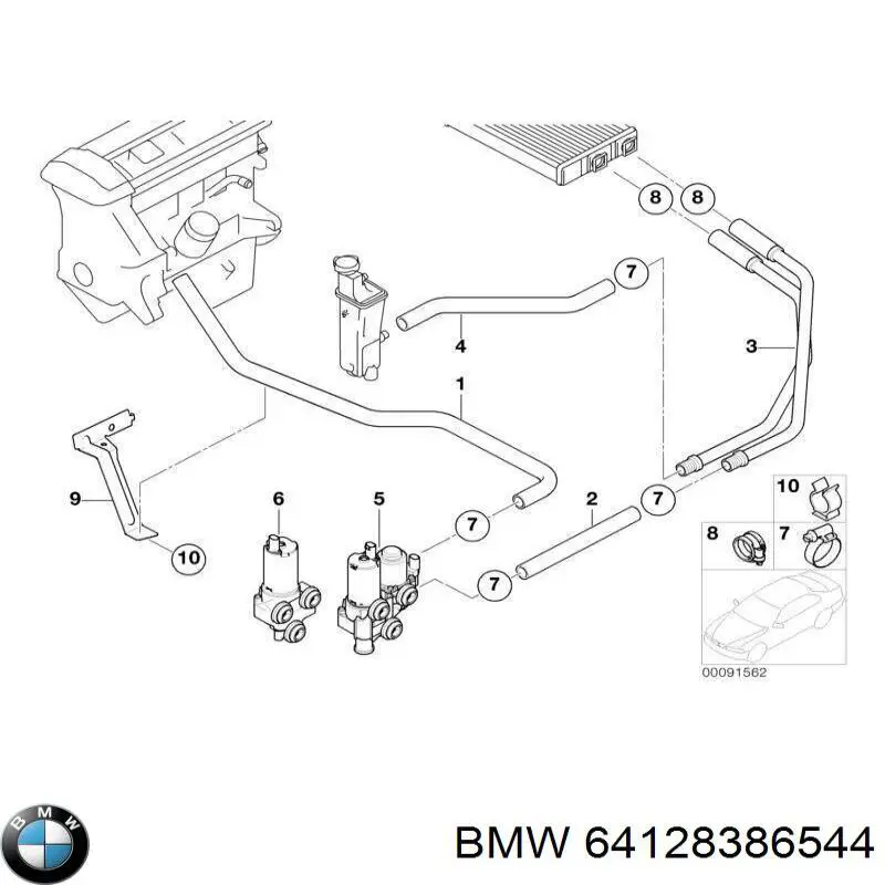 64128386544 BMW 