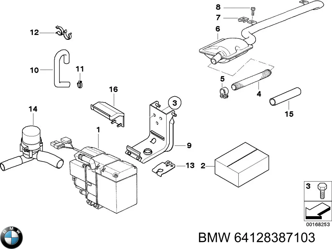 64126918455 BMW 