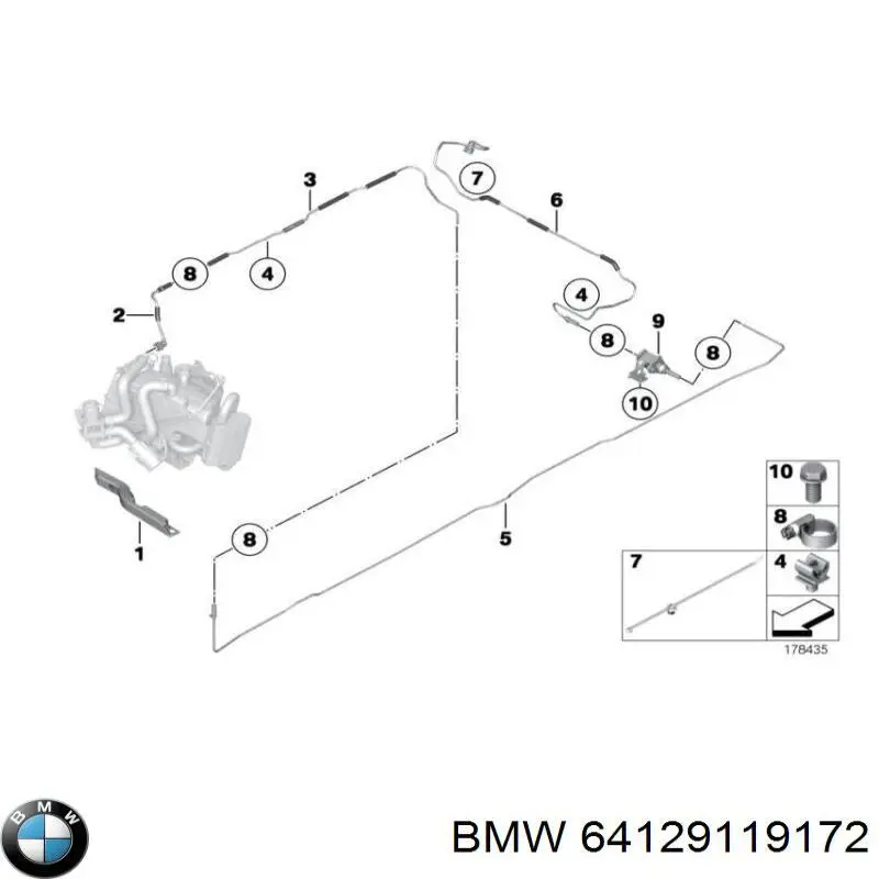 BMW 64129119172 ціна, від 41.80 USD