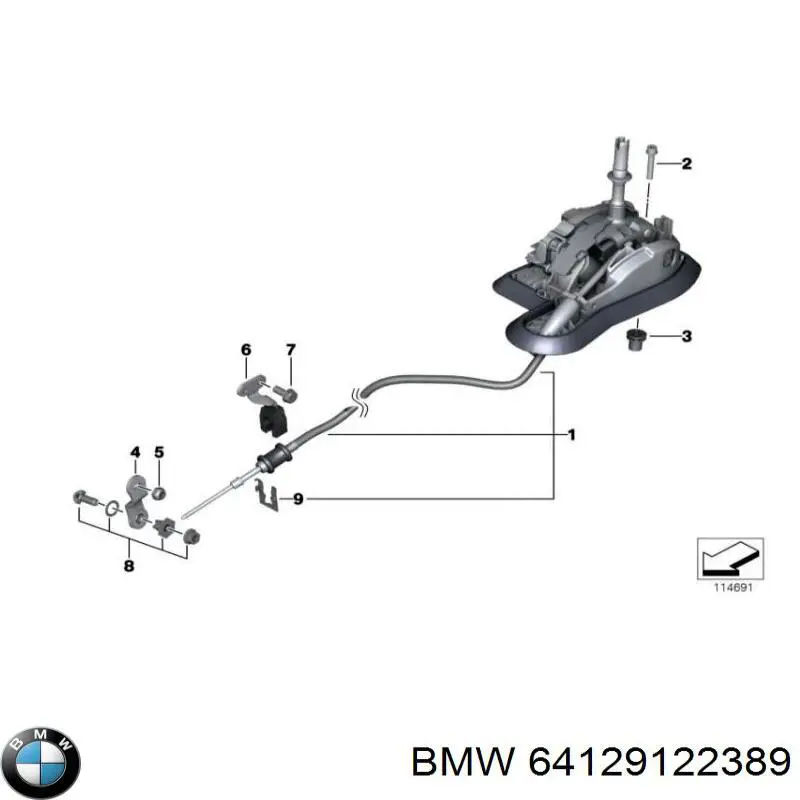 Бензонасос 64129122389 BMW