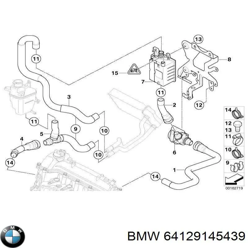 Електропідігрівач охолоджуючої рідини BMW 64129145439 ціна, від 44.86 USD