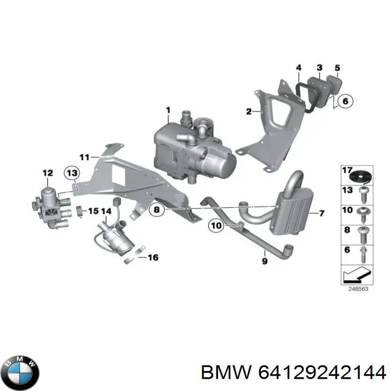 Купити 64129242144 BMW 