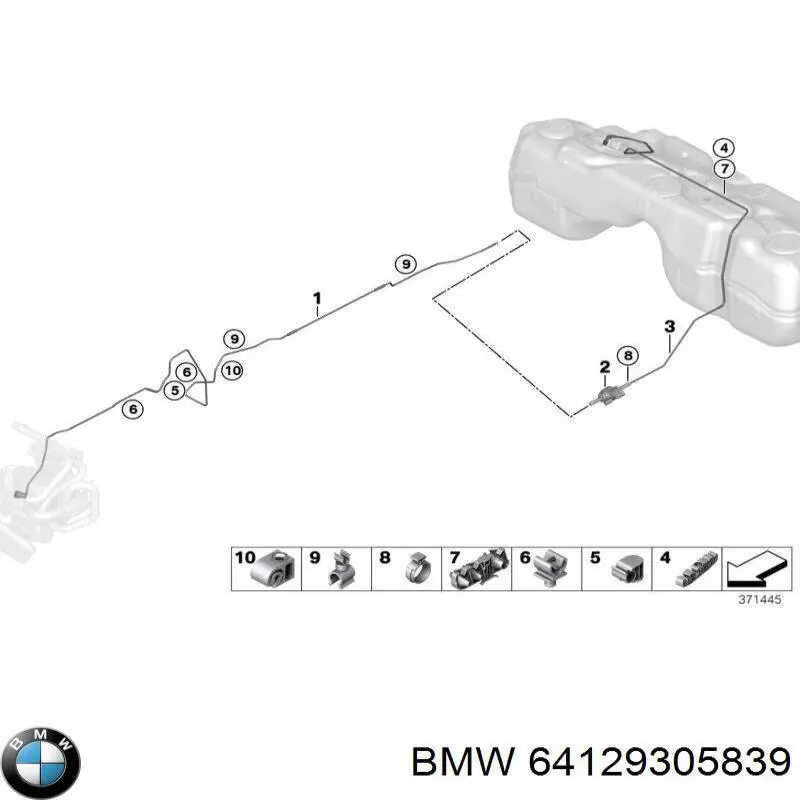 Купити 64129305839 BMW 