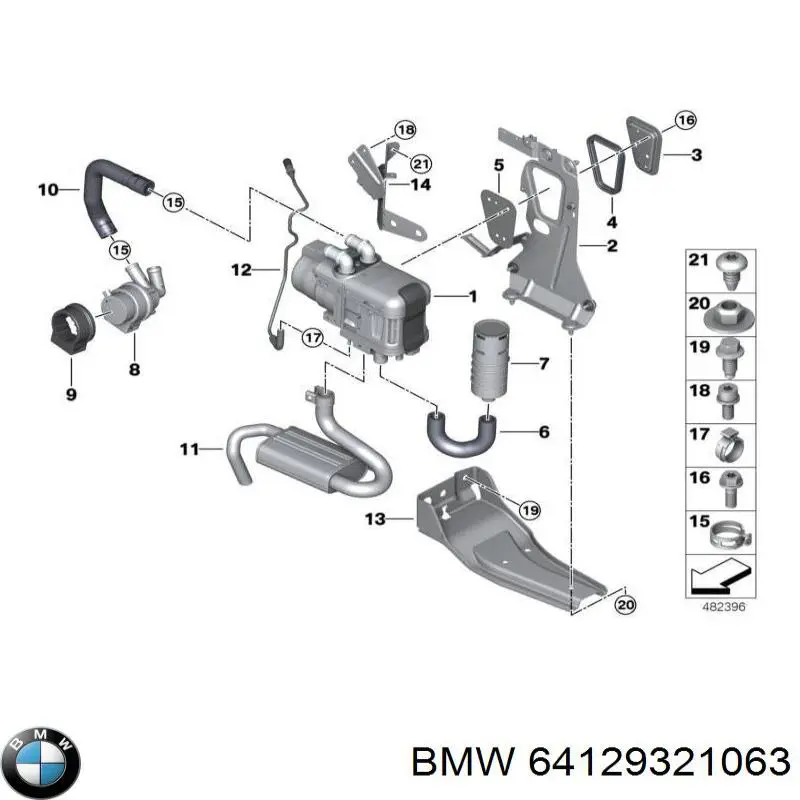 64129321063 BMW 
