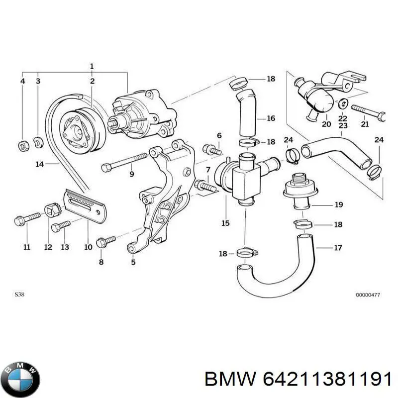  64211381191 BMW