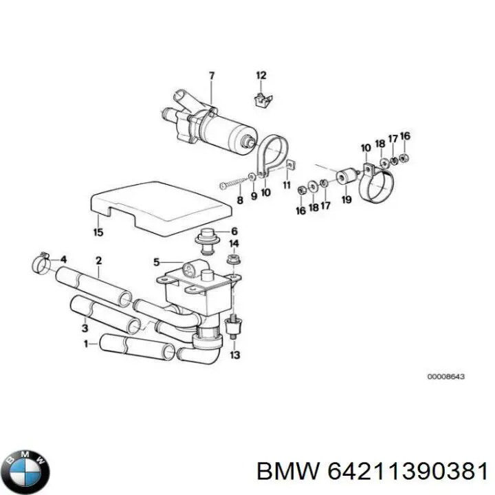 64211390381 BMW 
