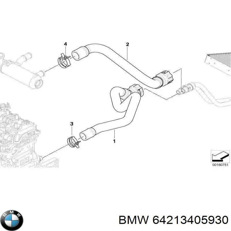 Купити 64213405930 BMW 