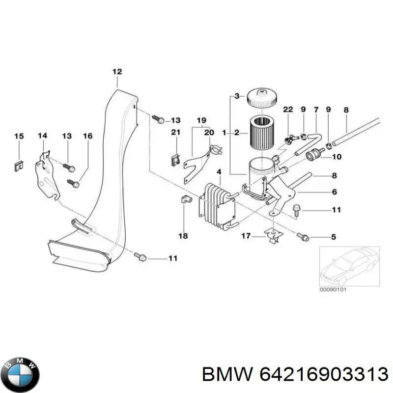 64216903313 BMW 