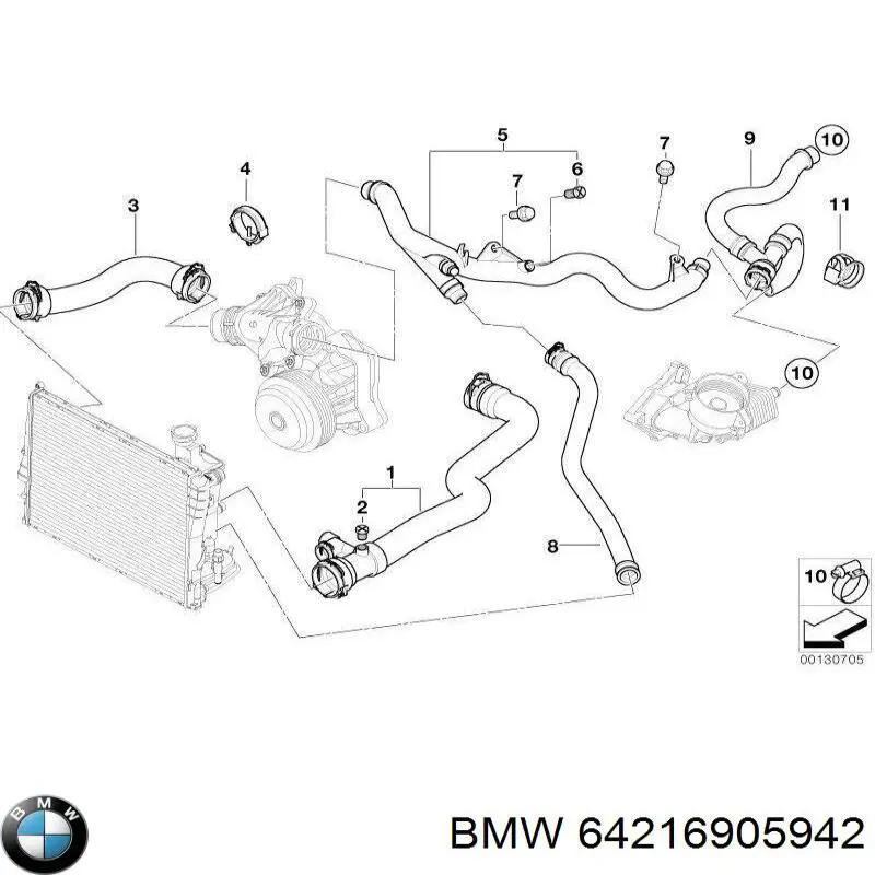 Купити 64216905942 BMW 