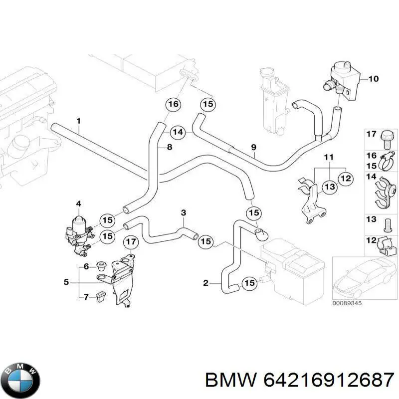  64216912687 BMW