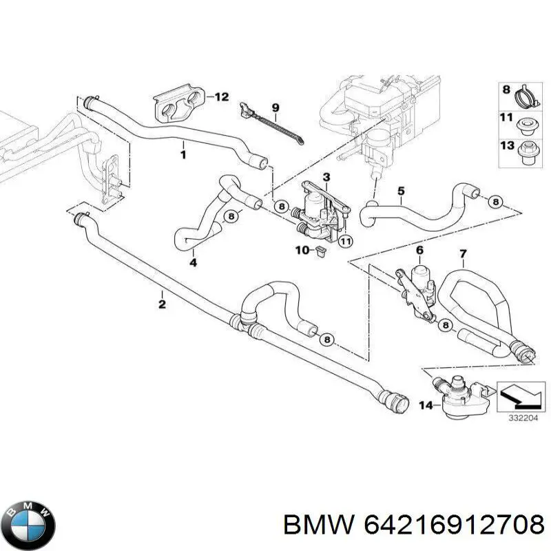 64216912708 BMW 