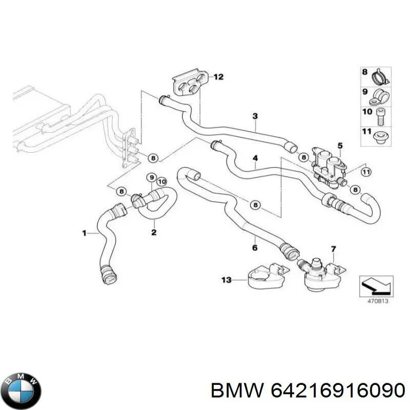  BMW 64216916090 ціна, від 12.13 USD
