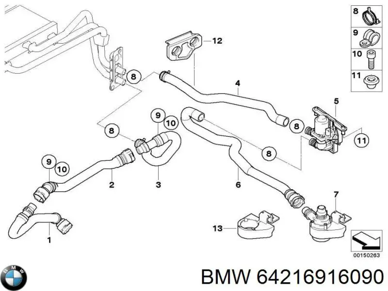 64216916090 BMW 