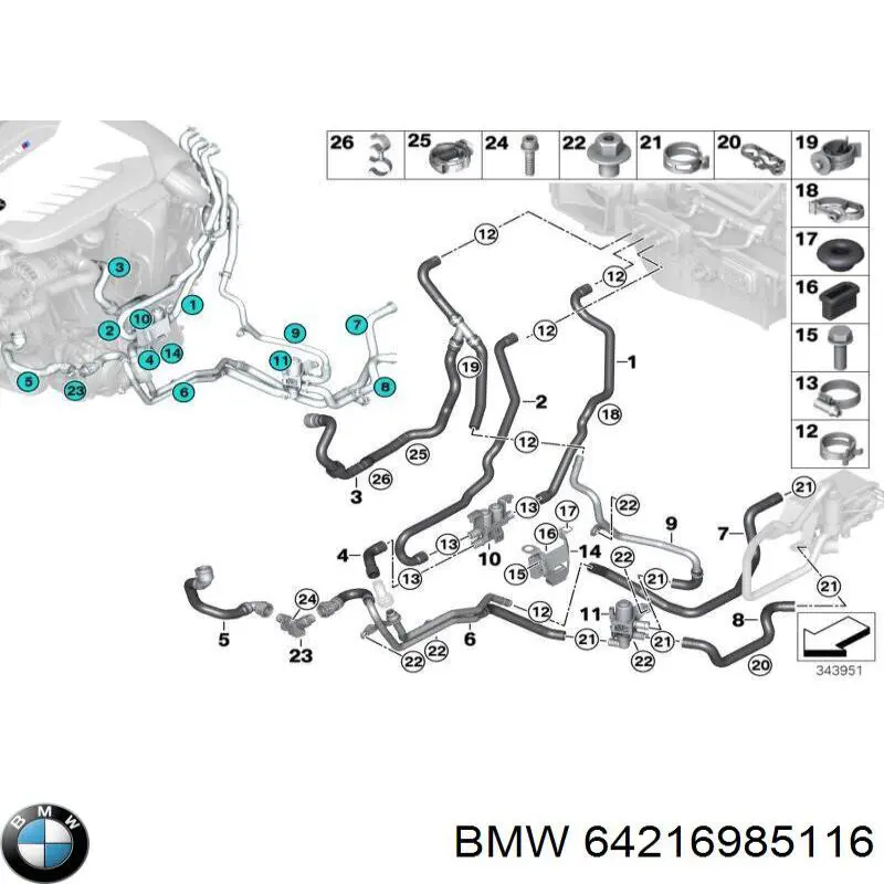 64216985116 BMW 