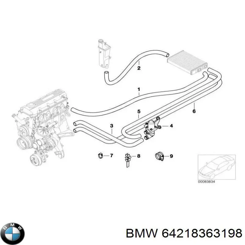 64218363198 BMW 